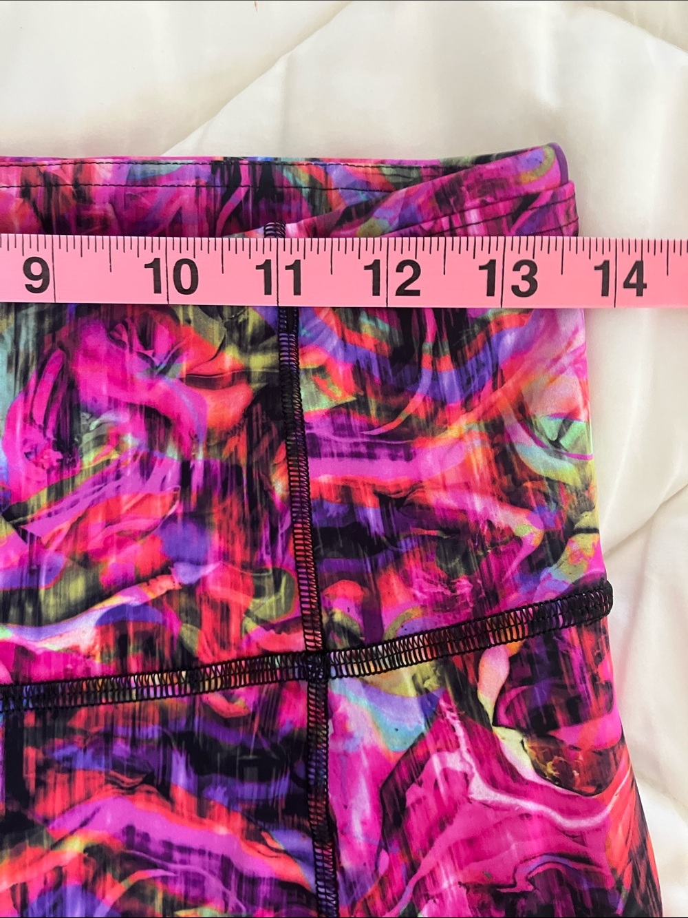LULULEMON Fast Free HR Crop 23” Leggings “Hyper Flow Pink” Women’s Size 8 EUC - Picture 5 of 7
